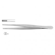 Adlerkreutz Dissecting Forceps 2 x 3 Teeth Stainless Steel, 20.5 cm - 8"